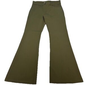 Betabrand Classic Dress Pant Yoga Pant Olive Women's Pants Petite Medium